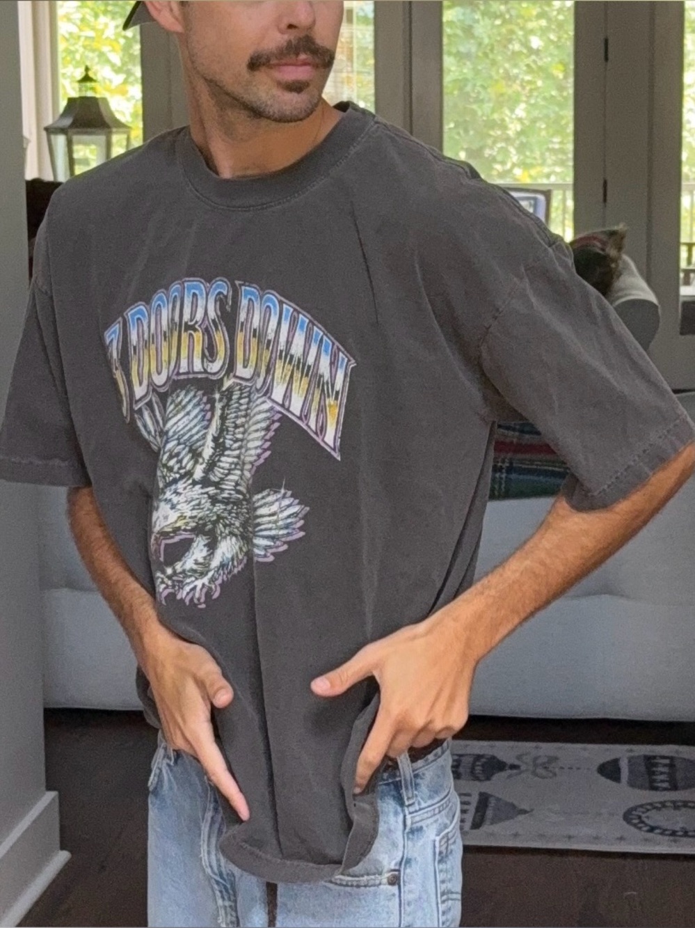 🦅 3 Doors Down Eagle Graphic Band Tee